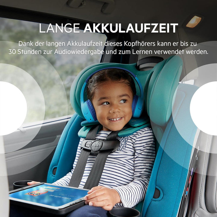Belkin SoundForm Mini drahtloser Kinder-On-Ear-Kopfhörer mit integriertem Mikrofon zum Online-Lernen