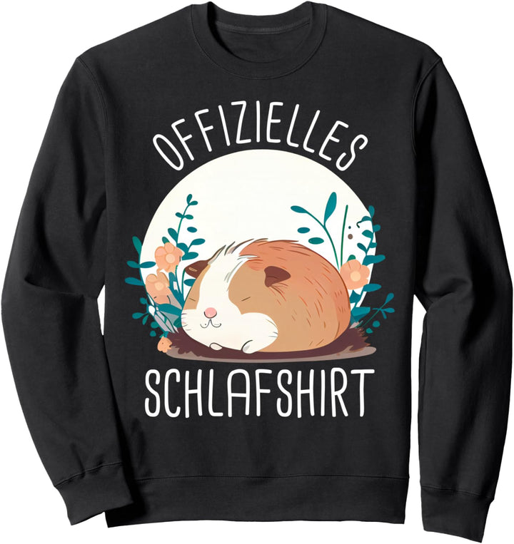 Meerschweinchen Offizielles Schlafshirt Nachthemd Pyjama Sweatshirt