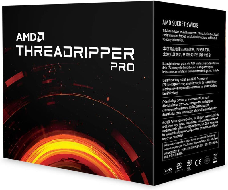 AMD Ryzen Threadripper PRO 3955WX (16C/32T, 72 MB Cache, bis zu 4,3 GHz Max Boost)