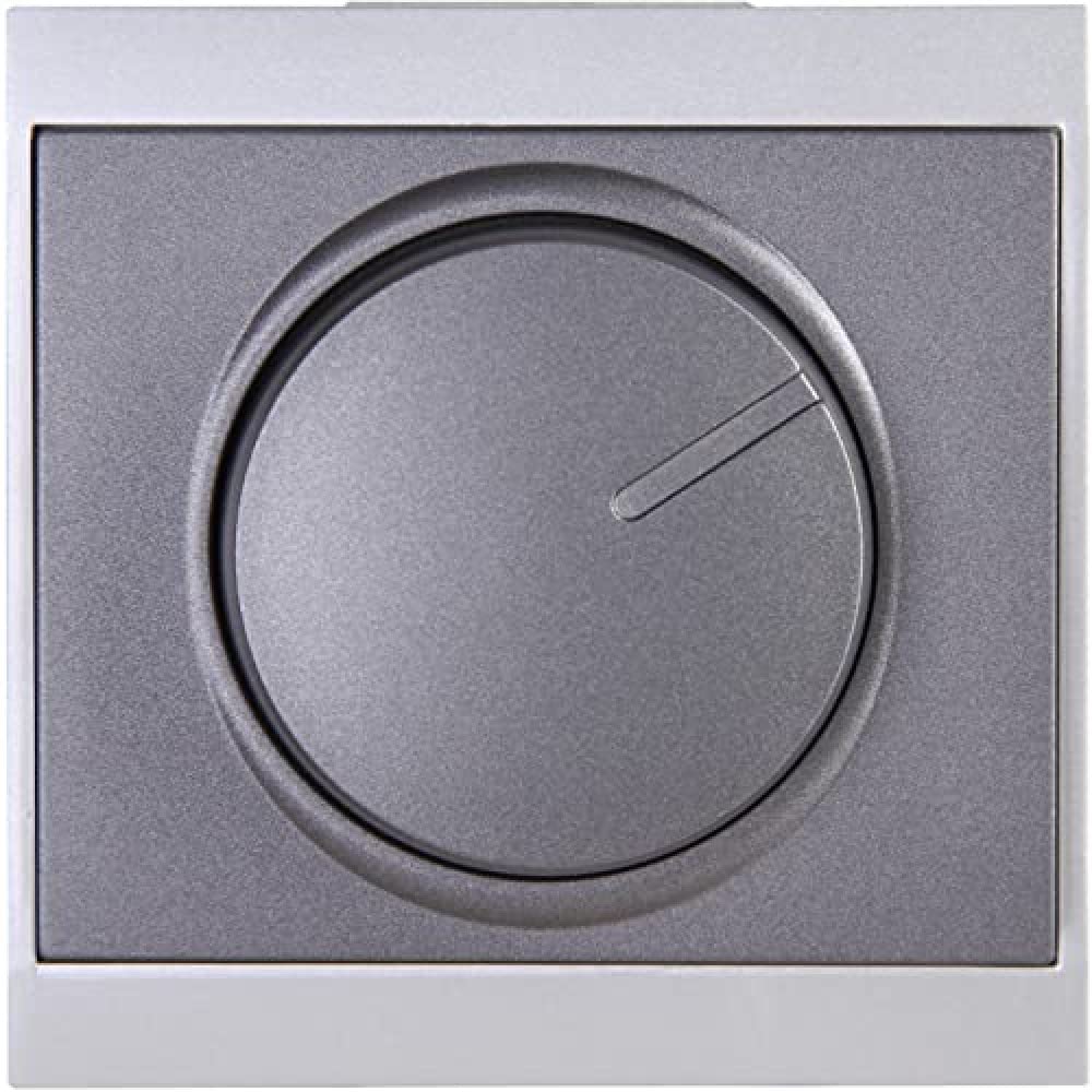 Kopp 800313089 Malta Dimmer mit Druck Wechsel (Phasenabschnitt) RC, arktis Phasenabschnitt Arktis-we