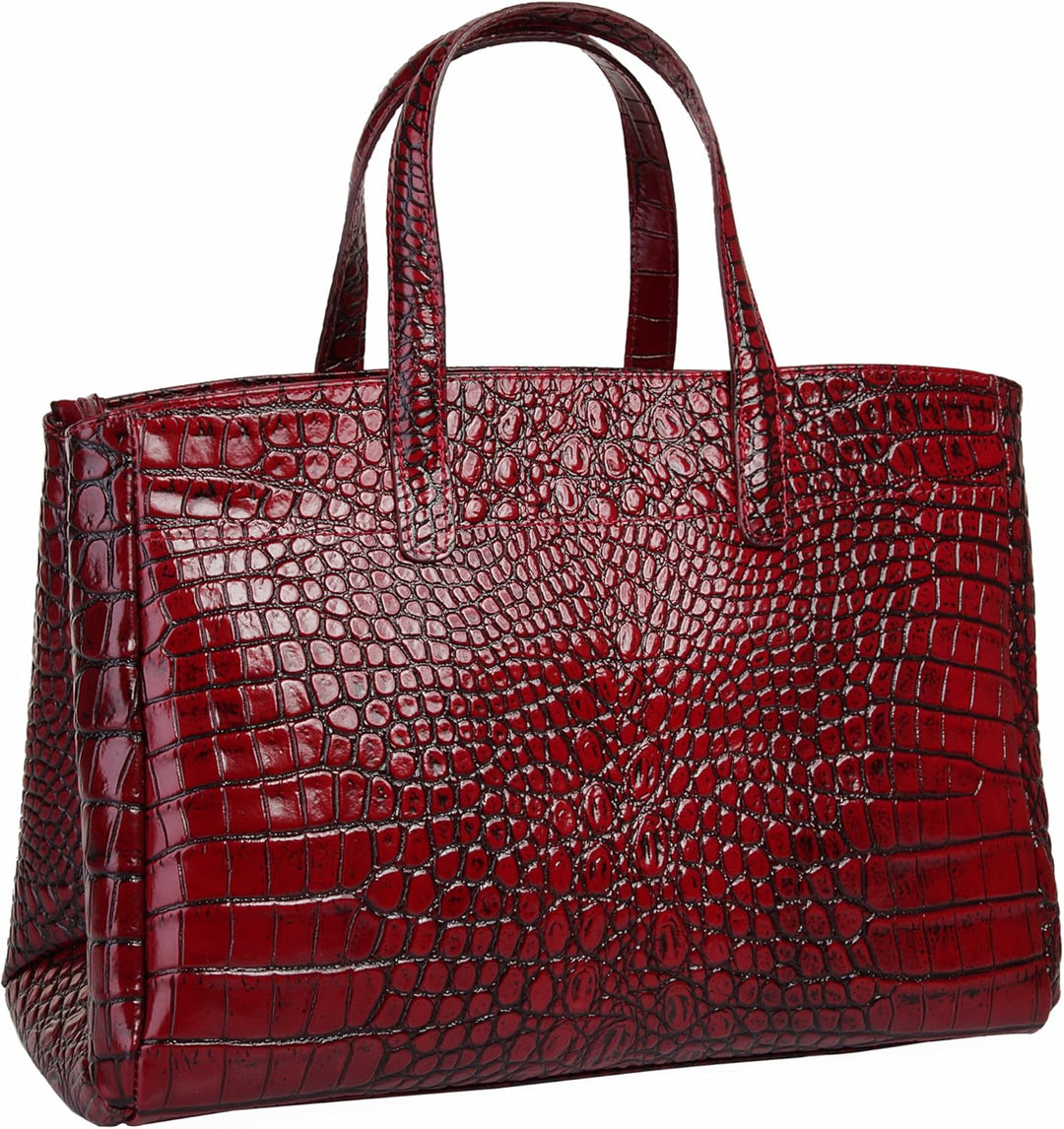 Cluty Grosse Grösse: Damen, Leder Damen Handtasche Rot, Rot