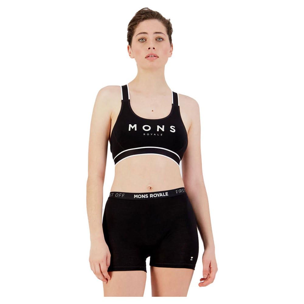 Mons Royale Damen BH Stella X XS Schwarz, XS Schwarz