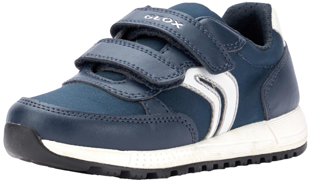 Geox J Alben Boy E Herren Sneaker 28 EU Navy White, 28 EU Navy White