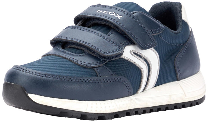 Geox J Alben Boy E Herren Sneaker 28 EU Navy White, 28 EU Navy White