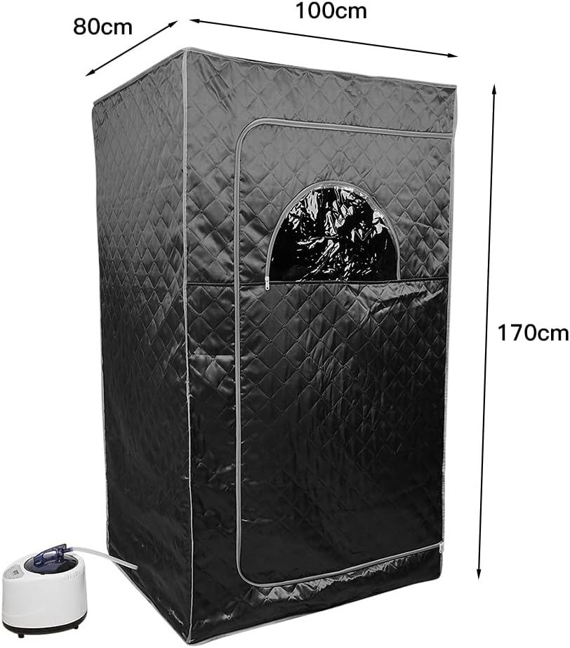 Tragbare Sauna Willowybe，Mini Dampfsauna für Zuhause，Einzel Portable Sauna Raum Kann Müdigkeit Linde