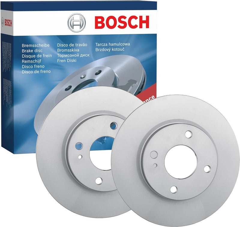 Bosch BD1409 Bremsscheiben - Vorderachse - ECE-R90 Zertifizierung - zwei Bremsscheiben pro Set , 2 S