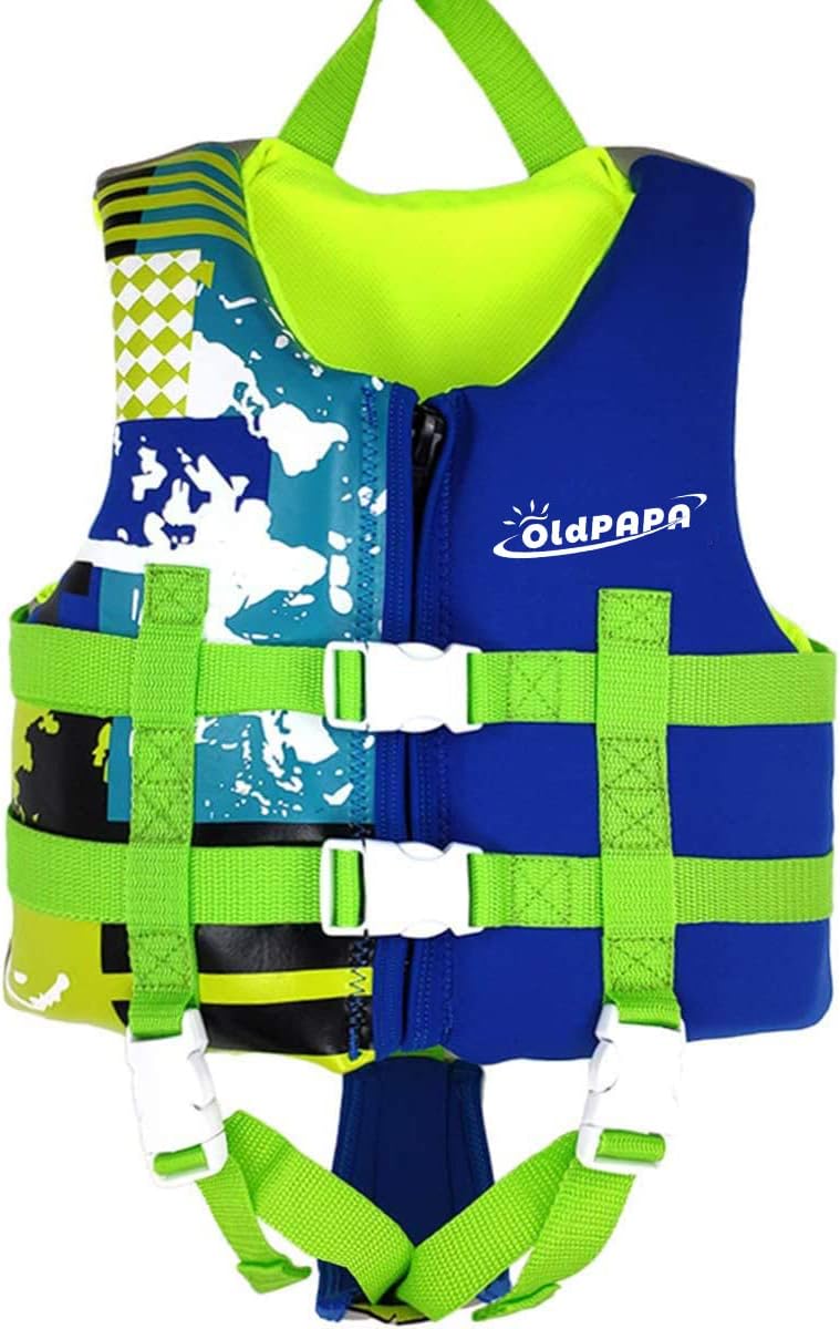 OldPAPA Kinder Schwimmjacke, Schwimmende Badeanzug Kleinkind für Schwimmen Lernen und trainieren, Wa