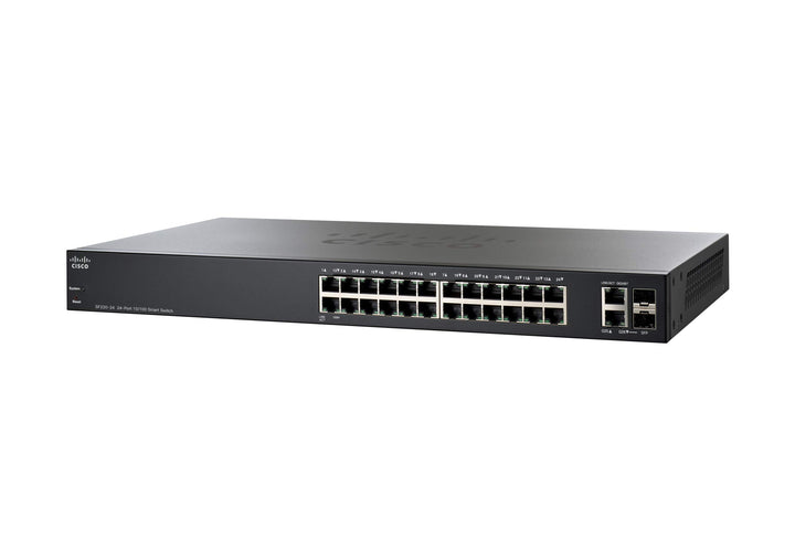Cisco SF220-24 Fast Ethernet und 2-Port Gigabit Ethernet Smart Switch (SF220-24-K9-UK)