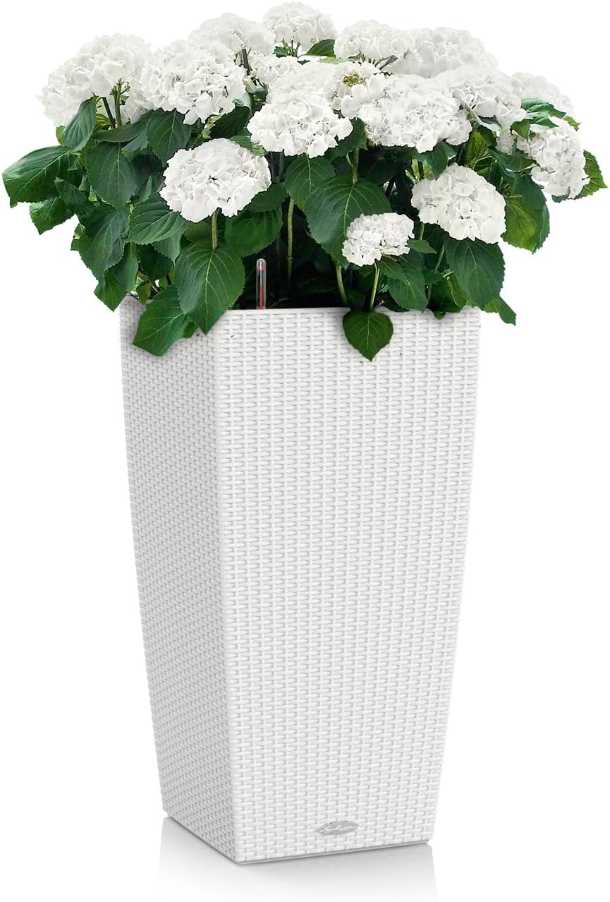 LECHUZA CUBICO Cottage 30 weiss 15226 29.5x29.5x56.5 cm Weiss, 29.5x29.5x56.5 cm Weiss