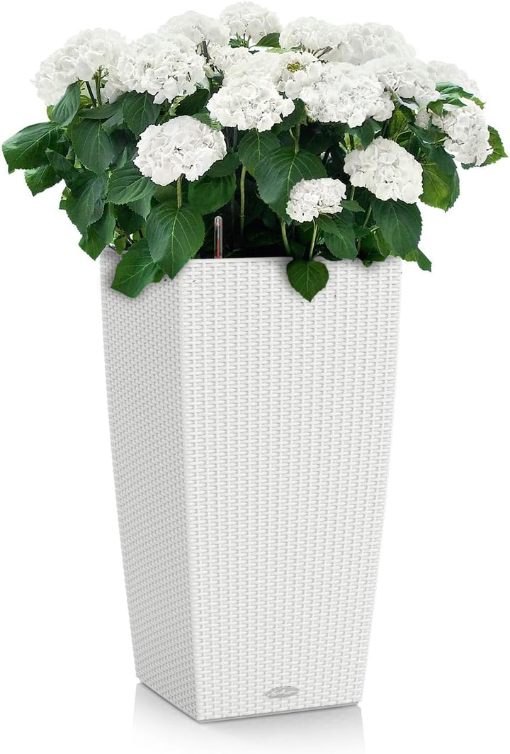 LECHUZA CUBICO Cottage 30 weiss 15226 29.5x29.5x56.5 cm Weiss, 29.5x29.5x56.5 cm Weiss