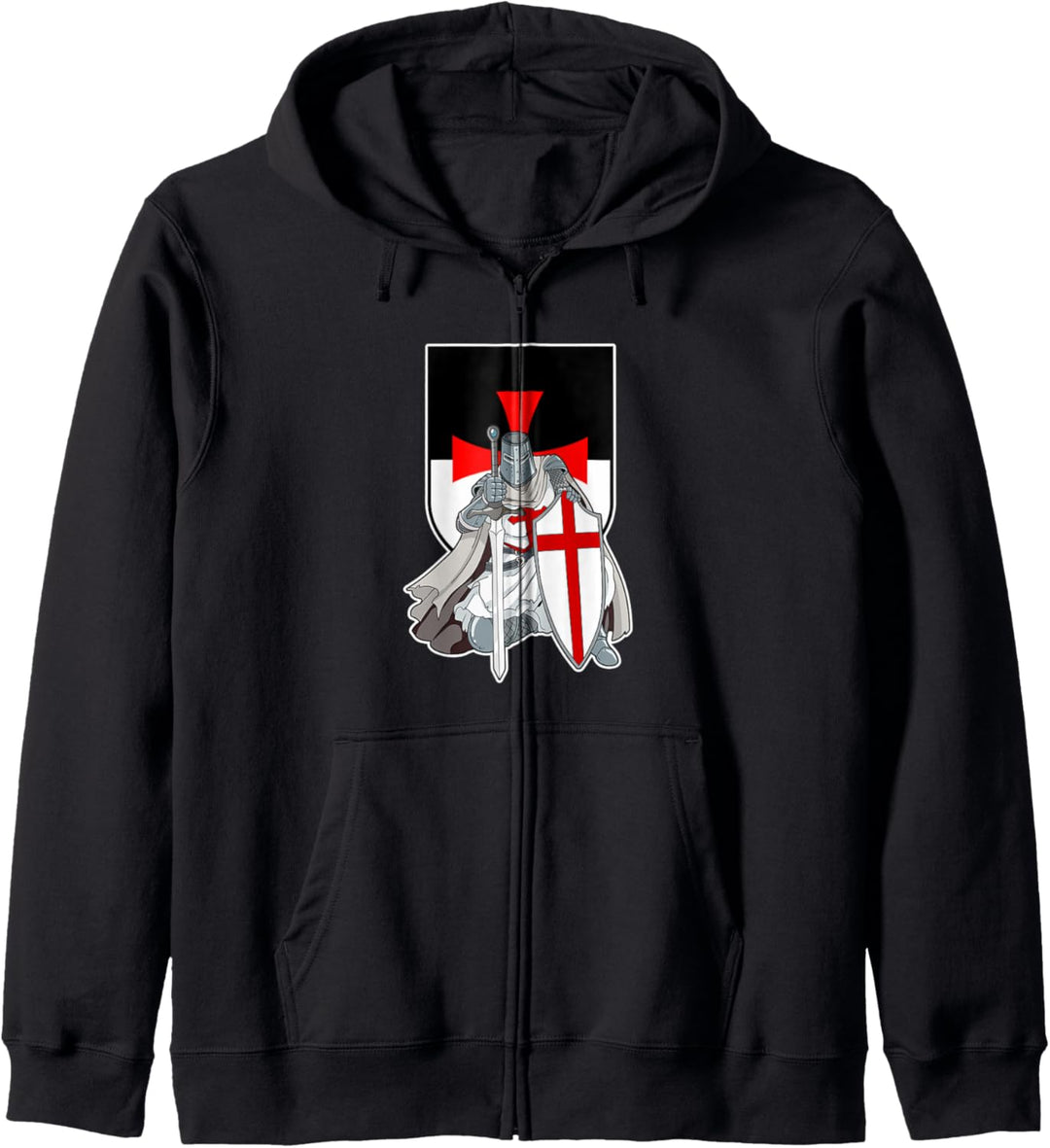 Tempelritter Schild, Geschenk zum Beten der Templer Kapuzenjacke