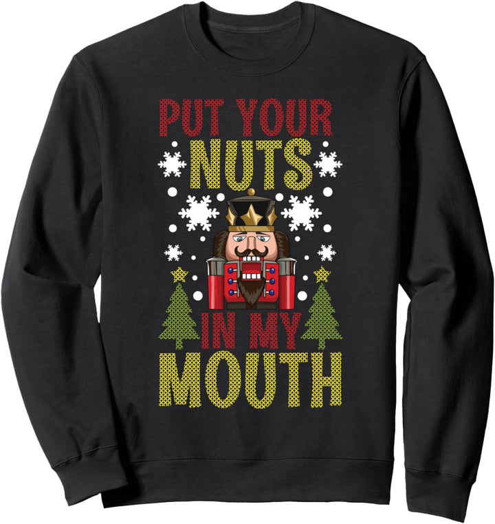 Lustiges Nussknacker-Geschenk zur Weihnachtsfeier Sweatshirt