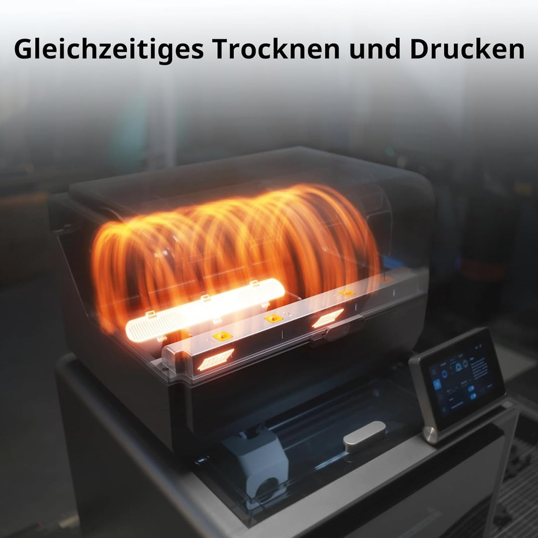 Anycubic Kobra S1 Combo 3D-Drucker Mehrfarbig, Geschlossene CoreXY-Struktur, 600 mm/s Schnelles Druc