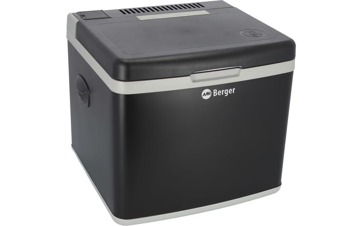 BERGER Kompressor Kühlbox 42 Liter mit 230V & 12V | Hybrid Kühlbox Auto elektrisch | Perfekt für Cam