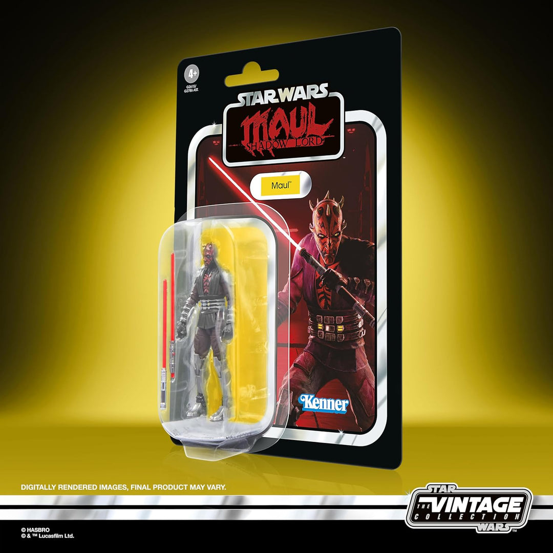 Star Wars The Vintage Collection Maul, Action-Figur zum Sammeln zu Maul − Shadow Lord (9,5 cm)