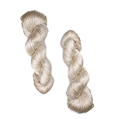 KNITSILK Seidengarn 20/2 ungefärbt, 100% Maulbeerseide, Spitzengewicht, 100 Gramm & ca. 914 Meter, g