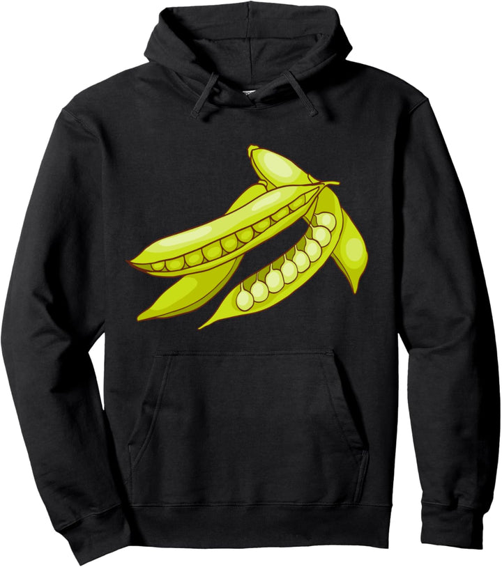 Erbsen Gartenerbse Speiseerbse Gemüse Vegetarisch Vegan Pullover Hoodie