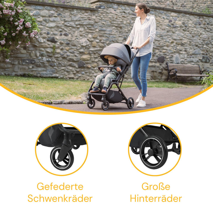 Osann Boogy 2 Kinderwagen Buggy mit Liegefunktion ab Geburt bis 22 kg - Reisebuggy inklusive Regenve