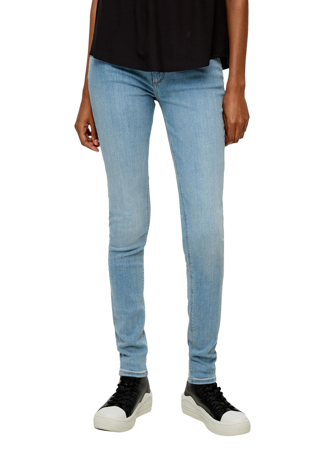 s.Oliver Damen Jeans-Hose, Sadie Skinny 34W / 32L Blau, 34W / 32L Blau
