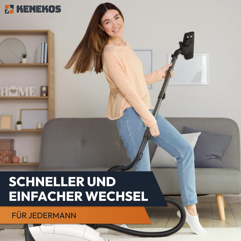 Kenekos - Handgriff, Schlauchgriff geeignet für ALLE Miele Staubsauger Serie S8, S6, S5, S4, S2, S1,