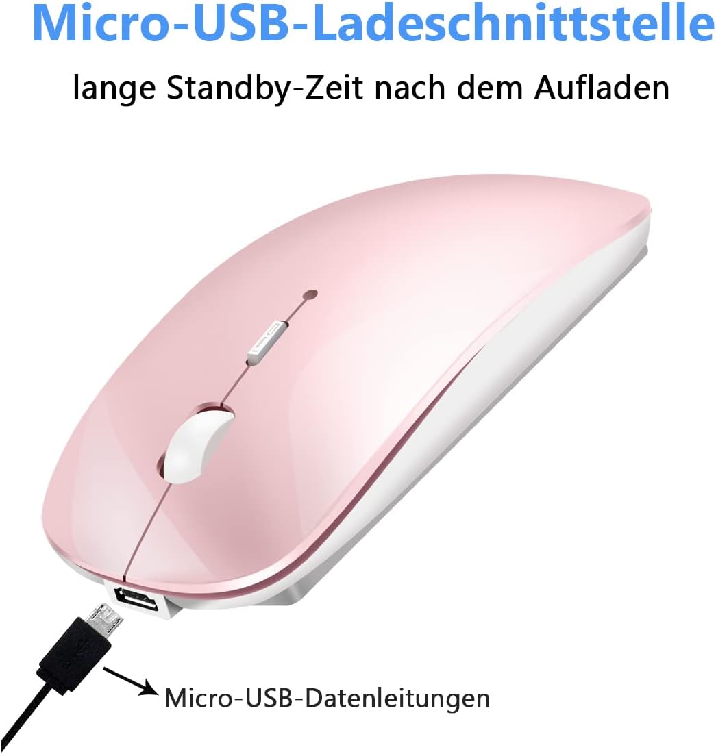 LEAPEST Kabellose Bluetooth Maus für MacBook Pro/Air/Mac/iPad/Laptop/Desktop/Mac/PC/Computer/Telefon