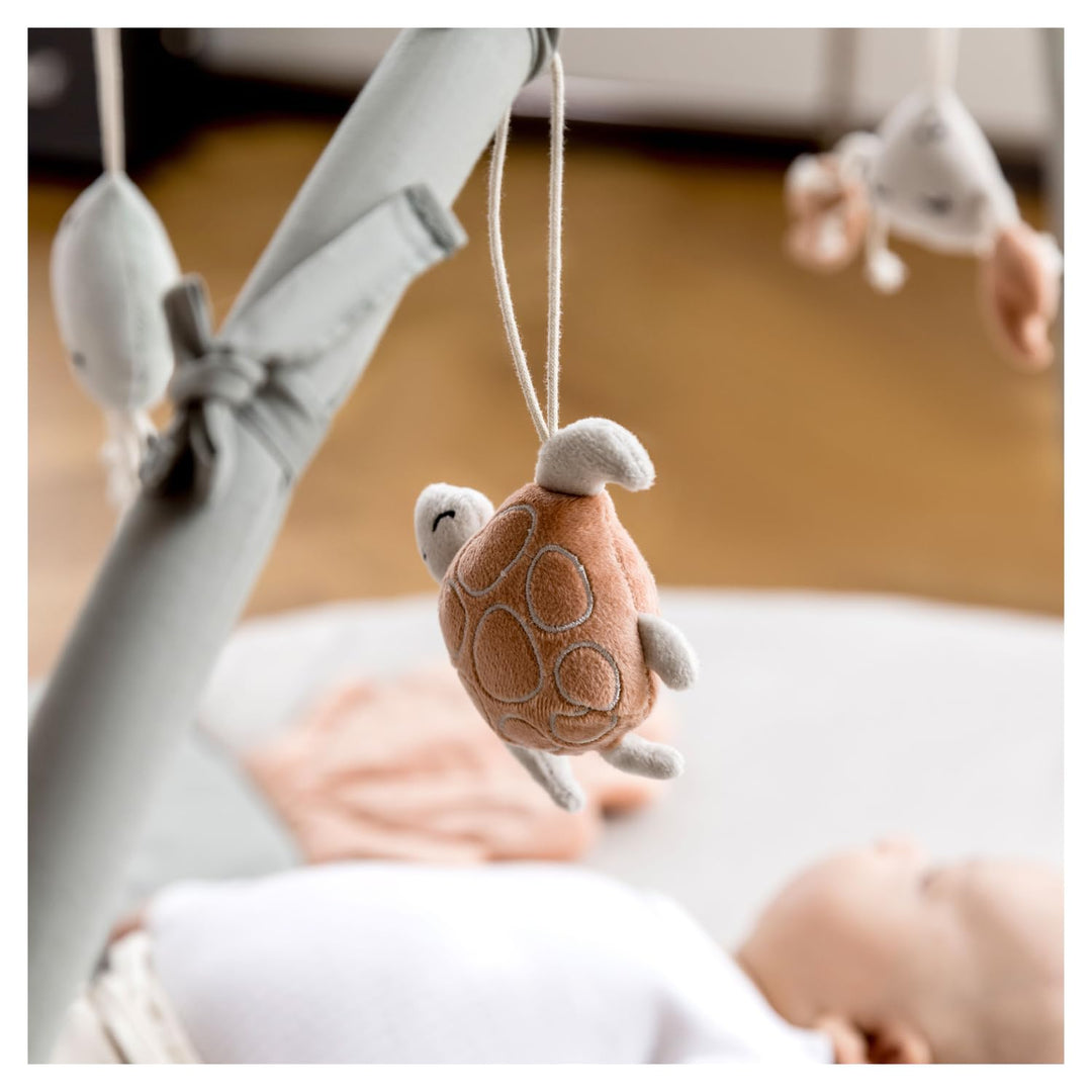 hauck Relax N Watch, Water Animals – Baby Spieldecke mit Spielbogen ab Geburt, Krabbeldecke mit Spie