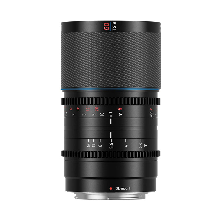 SIRUI Saturn 50 mm T2.9 1.6X Vollformat Kohlefaser anamorphe Linse, Cine Objektiv weniger als 500 g