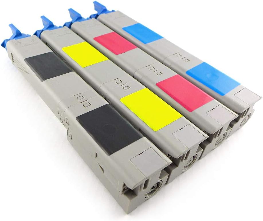 Green2Print Toner Toner-Set, 4 Kartuschen 4X 2500 Seiten passend für Oki MC350, MC360, C3300N, C3400
