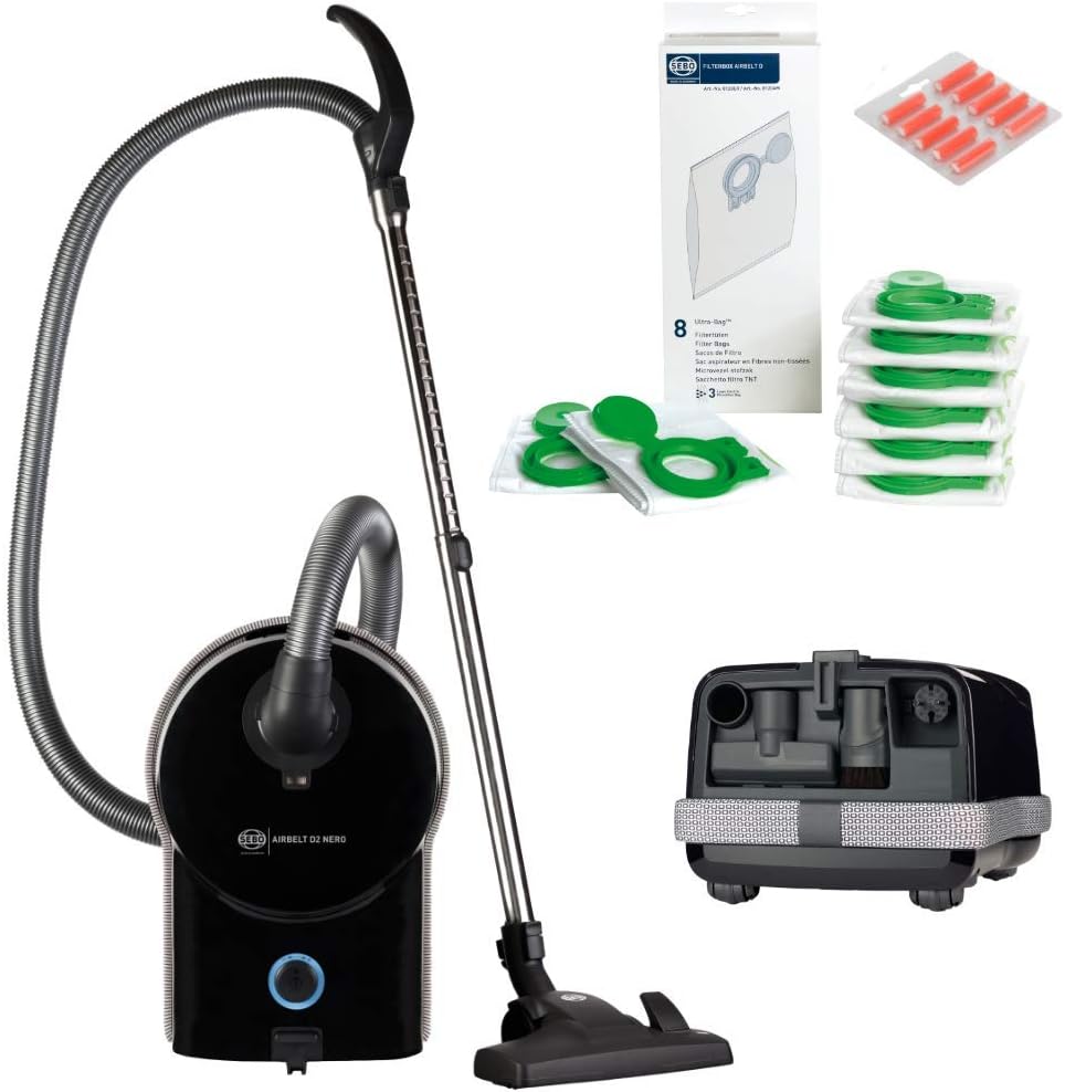 SEBO Airbelt D2 Schwarz 700W inkl. Zubehör
