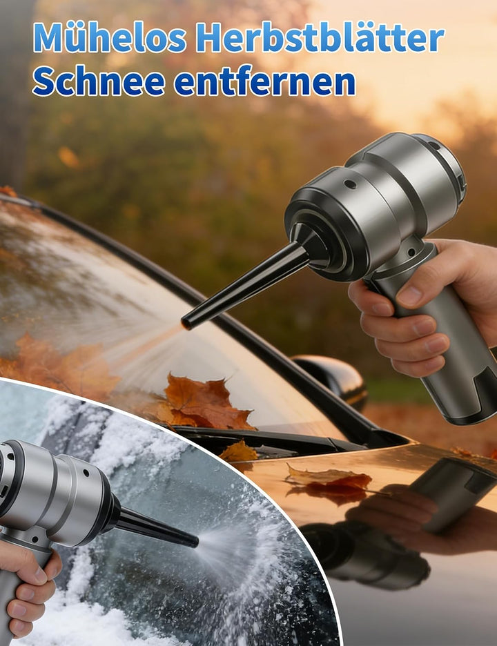 Autostaubsauger 4-in-1 Handstaubsauger Akku Kabellos, 16000Pa Bürstenloser Motor, 43Min Ultra-Lange