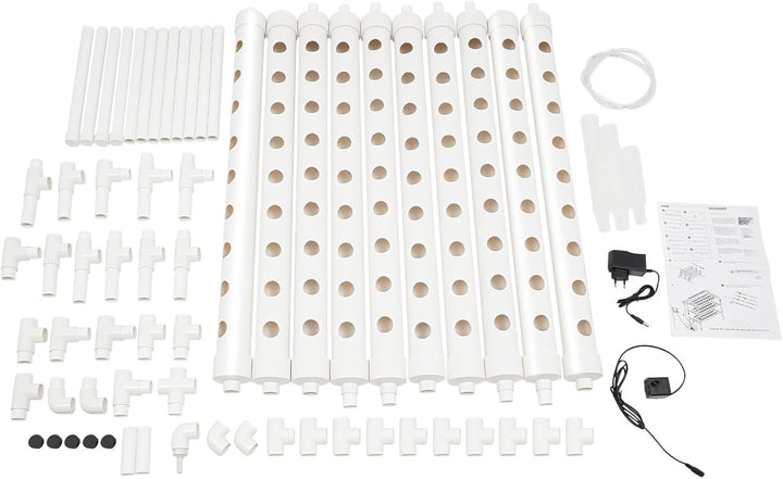Futchoy Hydroponic Site Grow Kit 108/90 Plant Sites 3 Layer Plant Vegetable Garten Yard Terrasse, fü