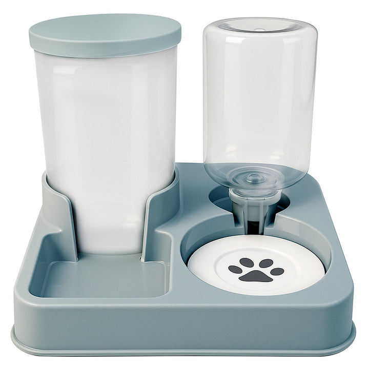 Automatischer Futterspender & Wasserspender für Katzen & Hunde – 2-in-1 Napfstation ohne Strom – BPA