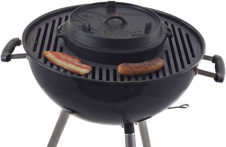 3er Set Feuerplatte Grillrost für Dutch Oven Kugelgrill 47er 50er 57er 60er 67er (für 57er Kugelgril