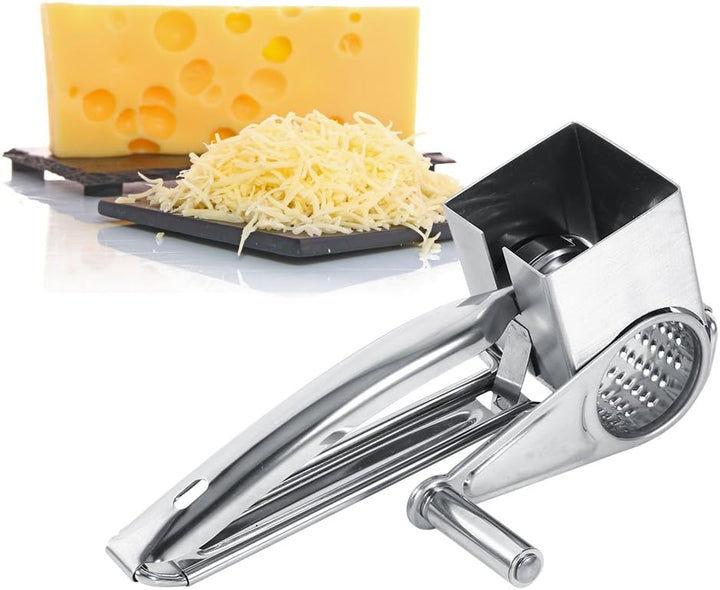 Parmesanreibe, Kitchen Craft Küchenreibe, Multifunktionale Edelstahl-Reibe mit austauschbarem Küchen