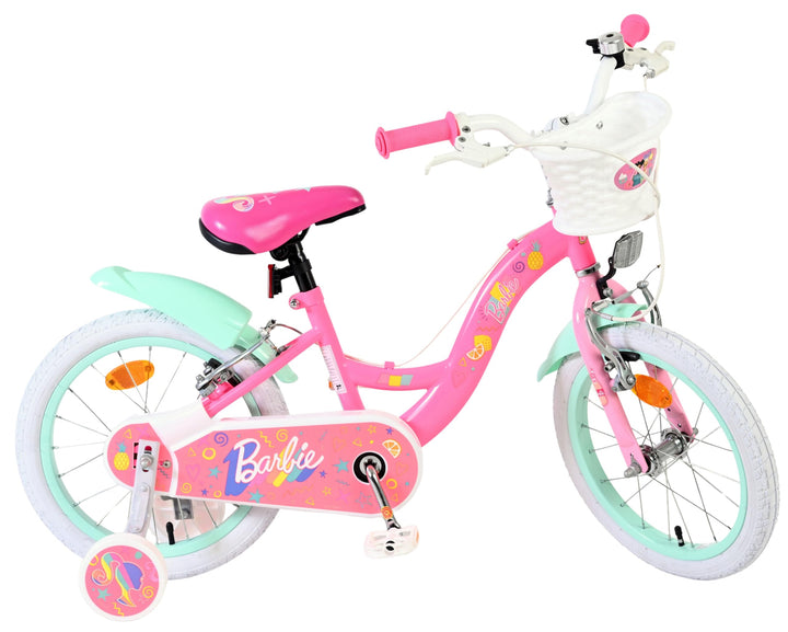 Volare Kinderfahrrad | 3–5 Jahre | Doppelte Handbremse, abnehmbare Stützräder, Pedalreflektoren &amp; Tr