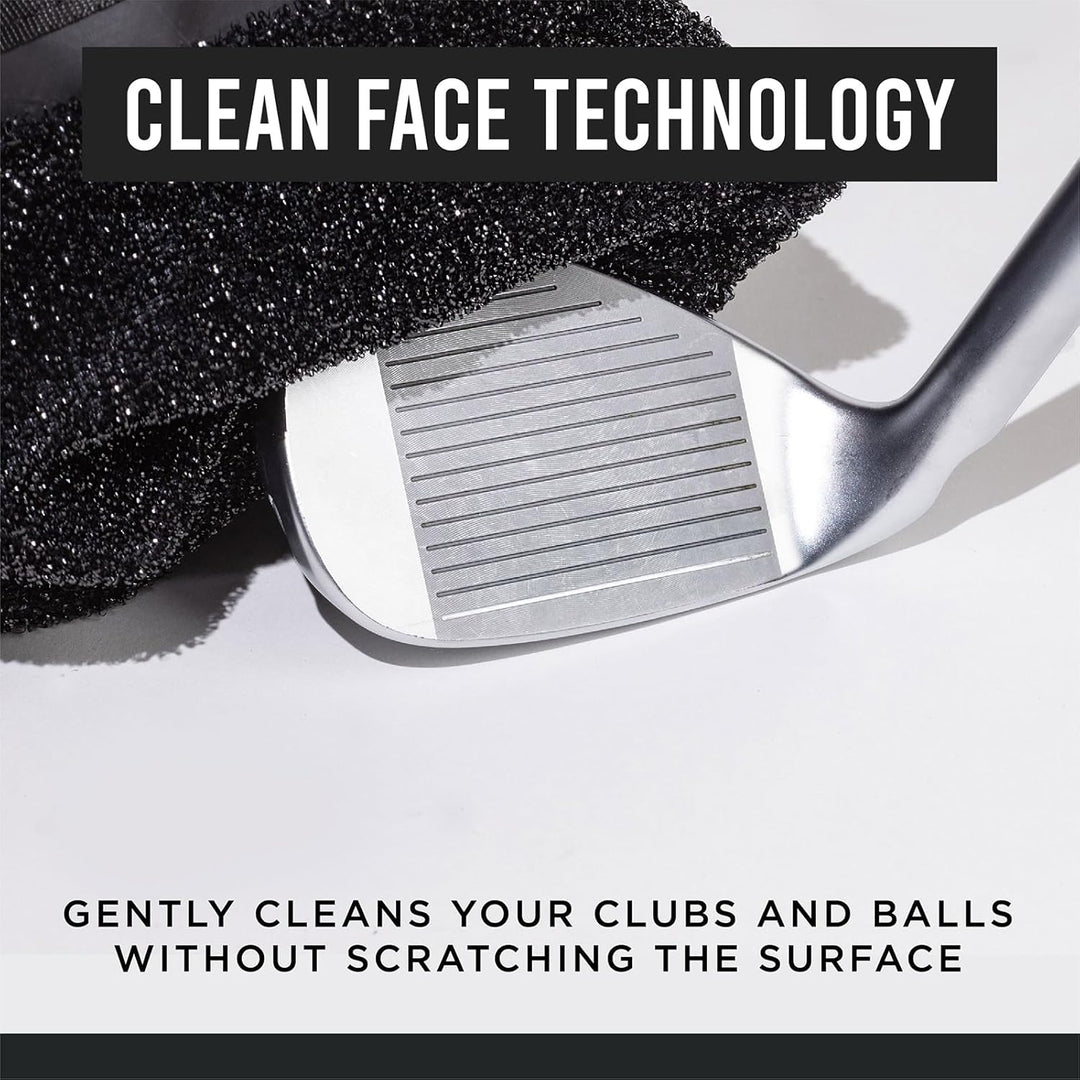 Club Scrub Reinigungsbeutel für Golfschläger und Golfbälle, wasserdichtes Innenfutter mit Clean-Face