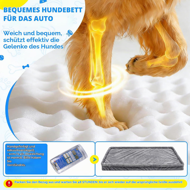 Loiion Hundebett Grosse Hunde Auto, rutschfeste Hundematte Auto, Weicher Rücksitz Autodecke Hund Rüc