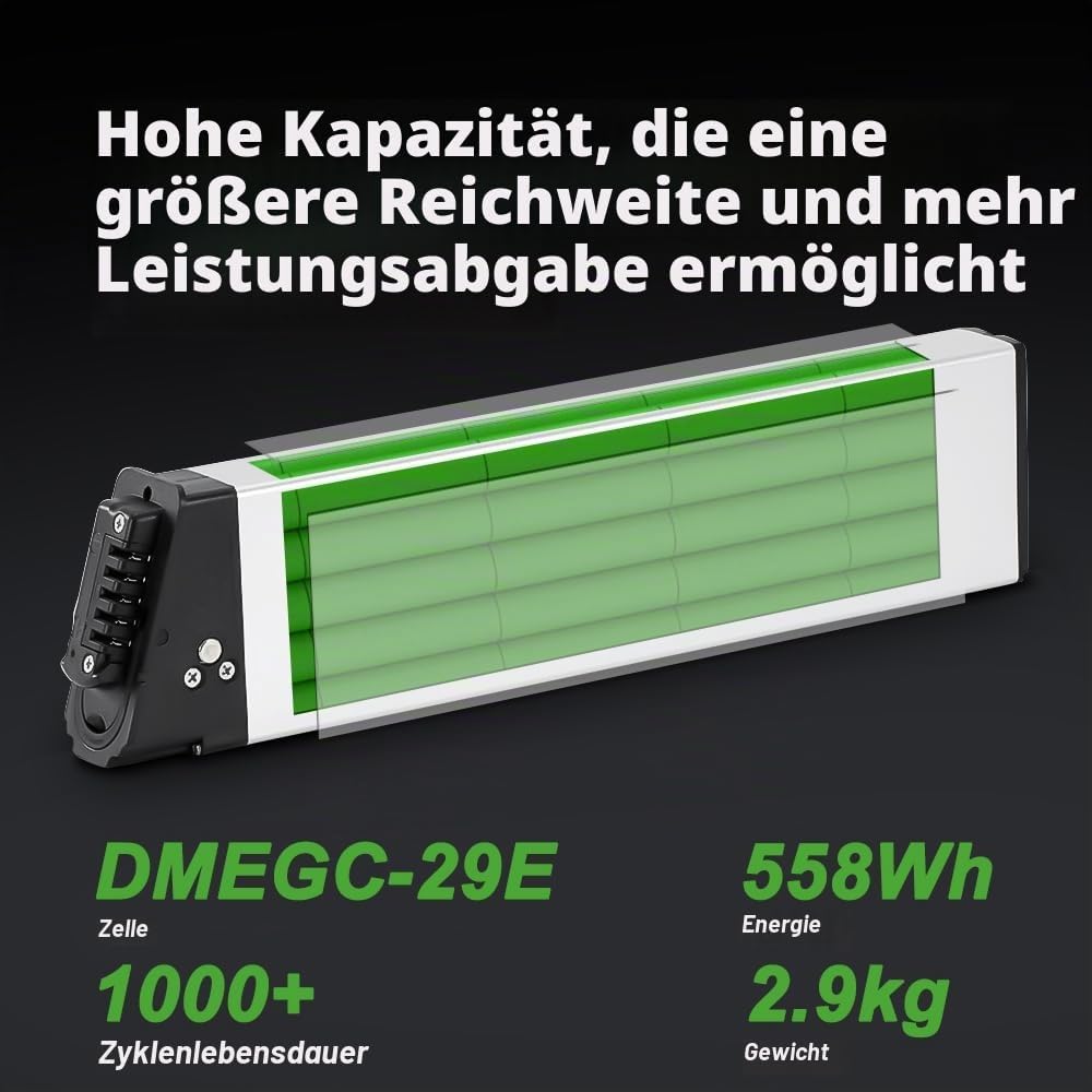 E-Bike Batterie 48V 11,6Ah Li-ion DCH006 Intube Infarme Akku für FIIDO M1 Pro BEZIOR XF200 Samebike