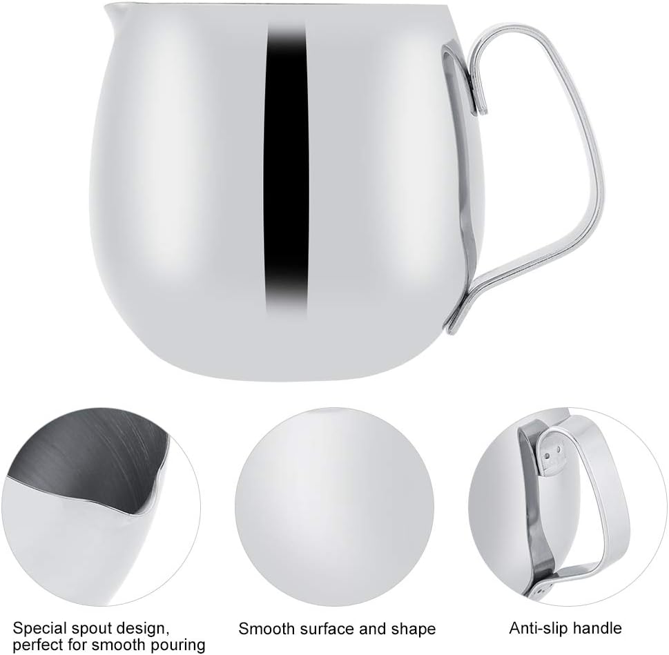 Tasse ziehen,Milchaufschäumen Dick Rostfreier Stahl Espresso Dämpfen Latté Kaffee Aufschäumender Bec