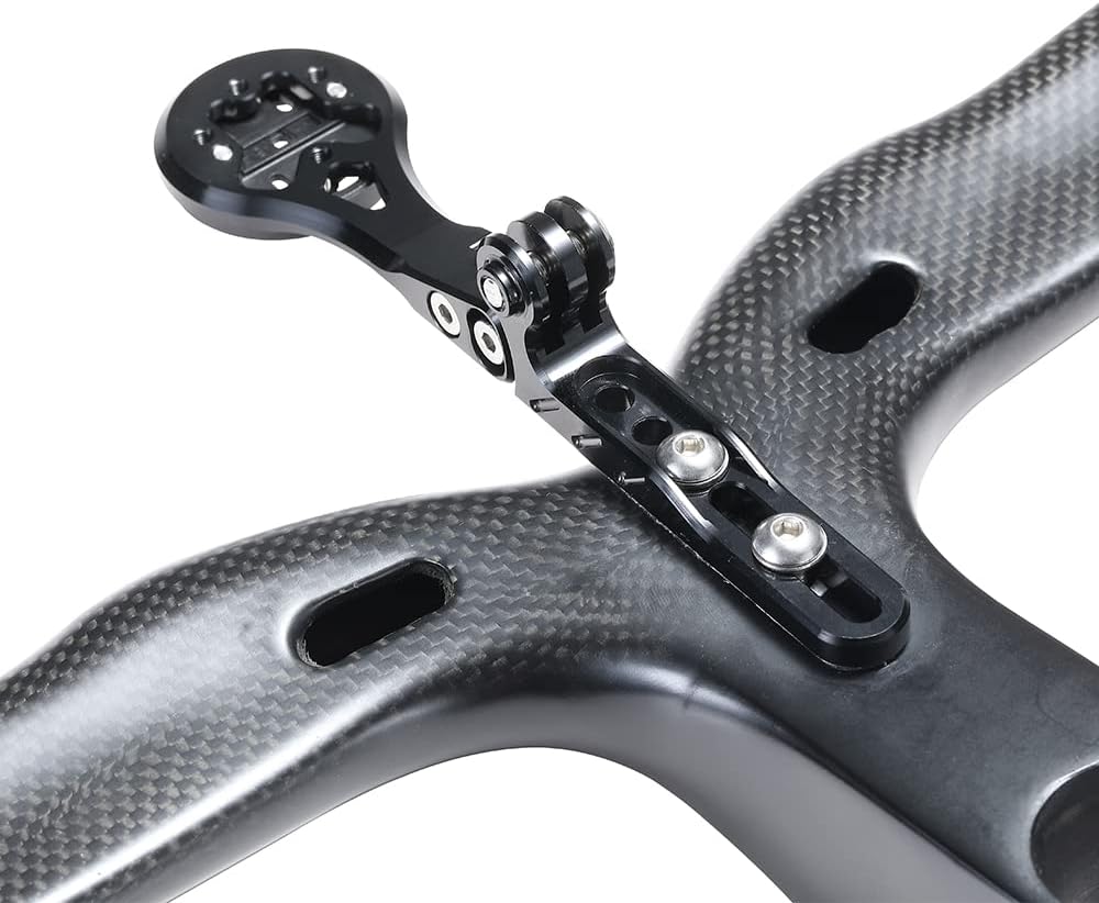 Cestbon Einstellbare Out Front Bike Mount für Garmin Edge Wahoo Elemnt Bryton Rider Stages Dash Komp