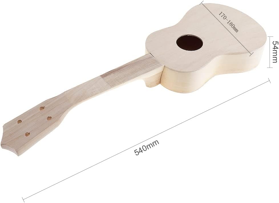 OriGlam DIY Ukulele Kit, machen Sie Ihre eigene Ukulele DIY Kit, Sopran Hawaii Ukulele, Ukulele, Haw