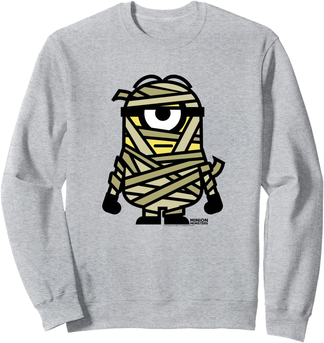 Despicable Me Minions Stuart Halloween Mummy Cartoon Sweatshirt