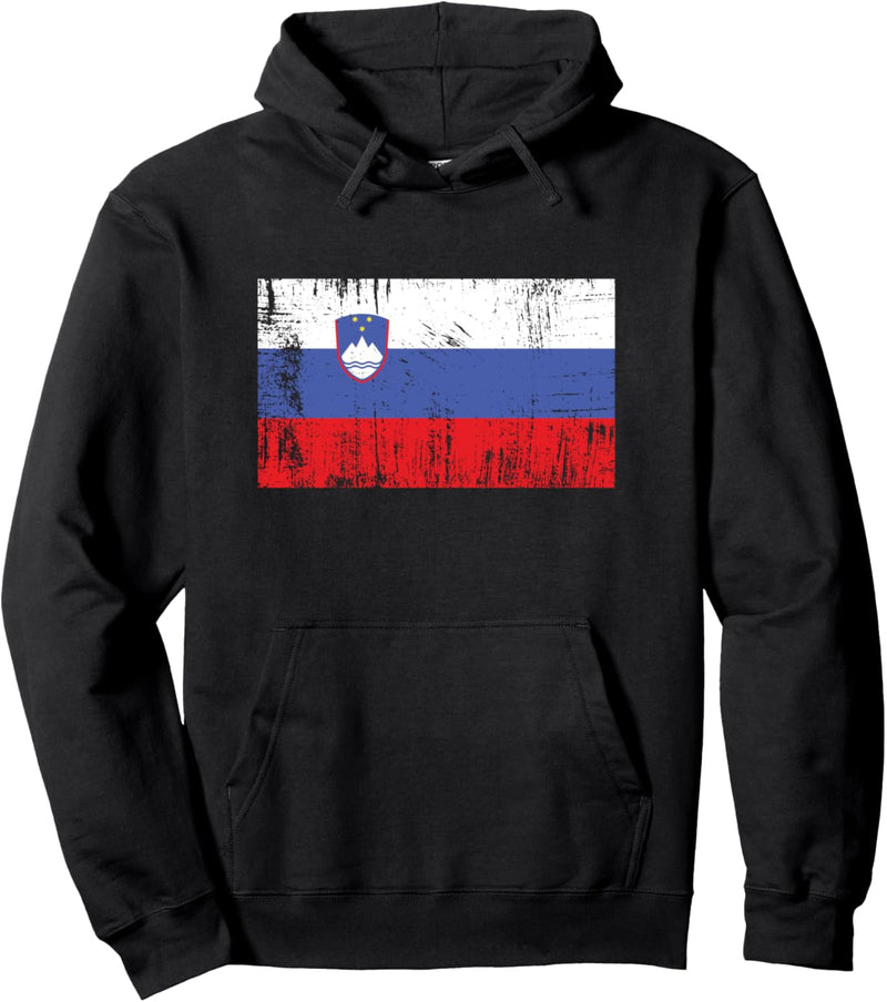 Slowenien Fahne-Flagge Slovenija Geschenk Fussball-Fan Sport Pullover Hoodie