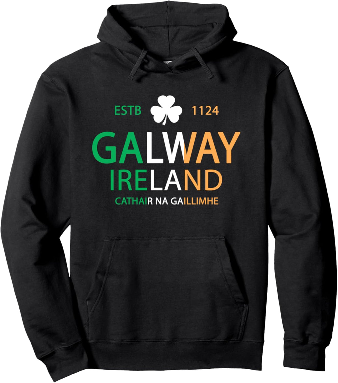 Irland And Irish Ancestry County Galway Pullover Hoodie
