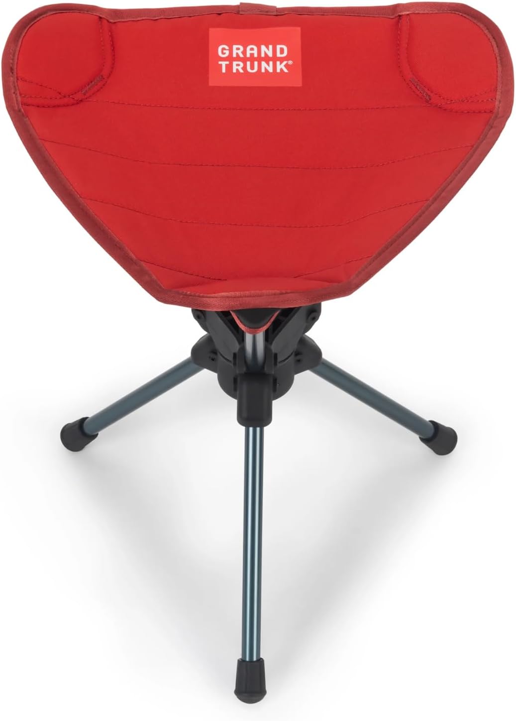 GRAND TRUNK Kompass 360° Hocker | Tonrot | Tragbarer Drehhocker | Tragetasche im Lieferumfang enthal