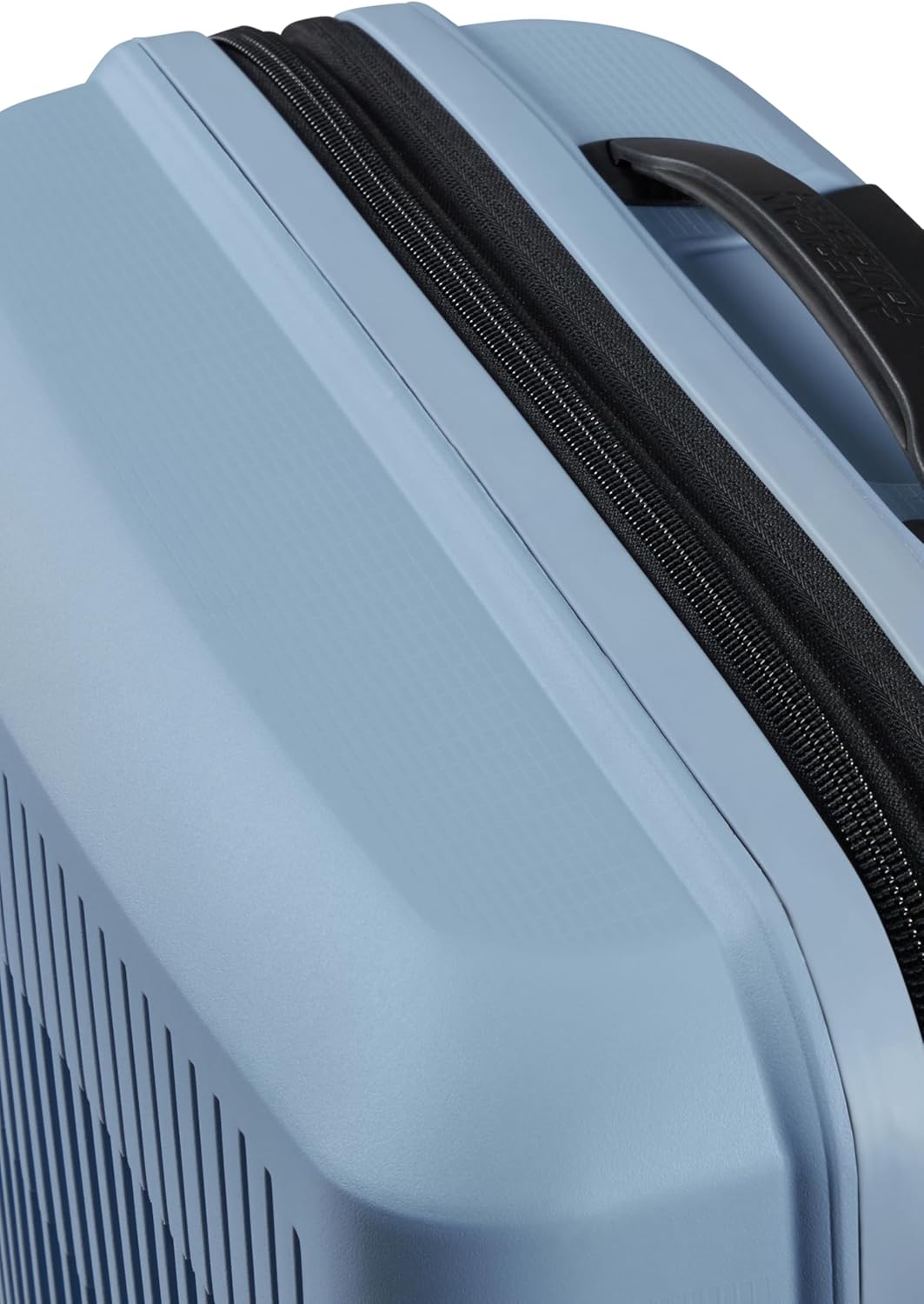 American Tourister Aerostep - Spinner S, Erweiterbarer Handgepäck, 55 cm, 36/40 L, Grau (Soho Grey)