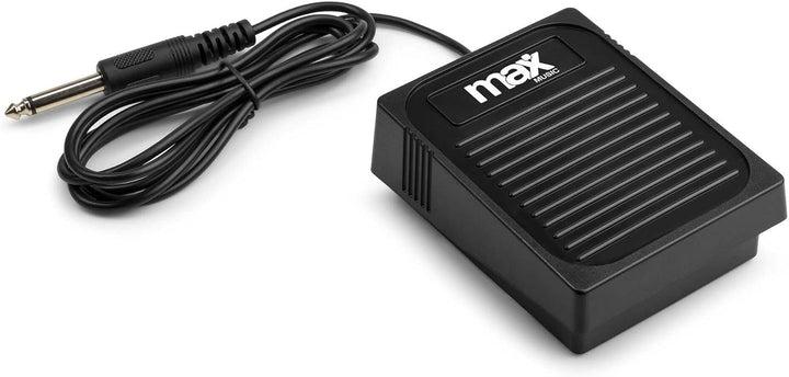 MAX Sustain Pedal - Universal Keyboard Haltepedal – Echtes Klaviergefühl, rutschfeste Gummisohle – p