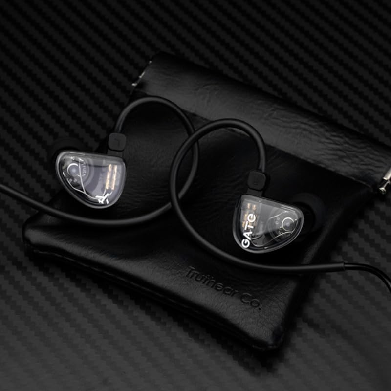 Truthear Gate In-Ear-Kopfhörer, dynamischer Treiber, 3,5 mm, austauschbares Kopfhörerkabel, mit Mikr