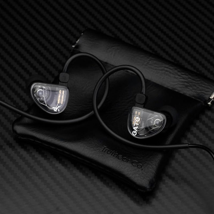 Truthear Gate In-Ear-Kopfhörer, dynamischer Treiber, 3,5 mm, austauschbares Kopfhörerkabel, mit Mikr