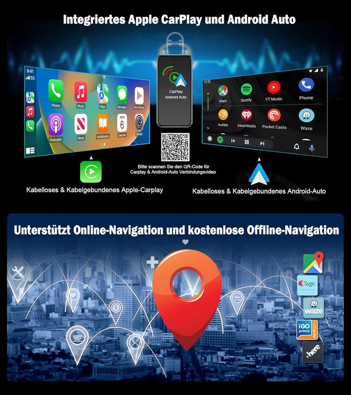 Erisin 10.25 Zoll 4GB + 64GB Android 11.0 Autoradio mit GPS Navi für BMW 5er F10 F11 CIC System Unte